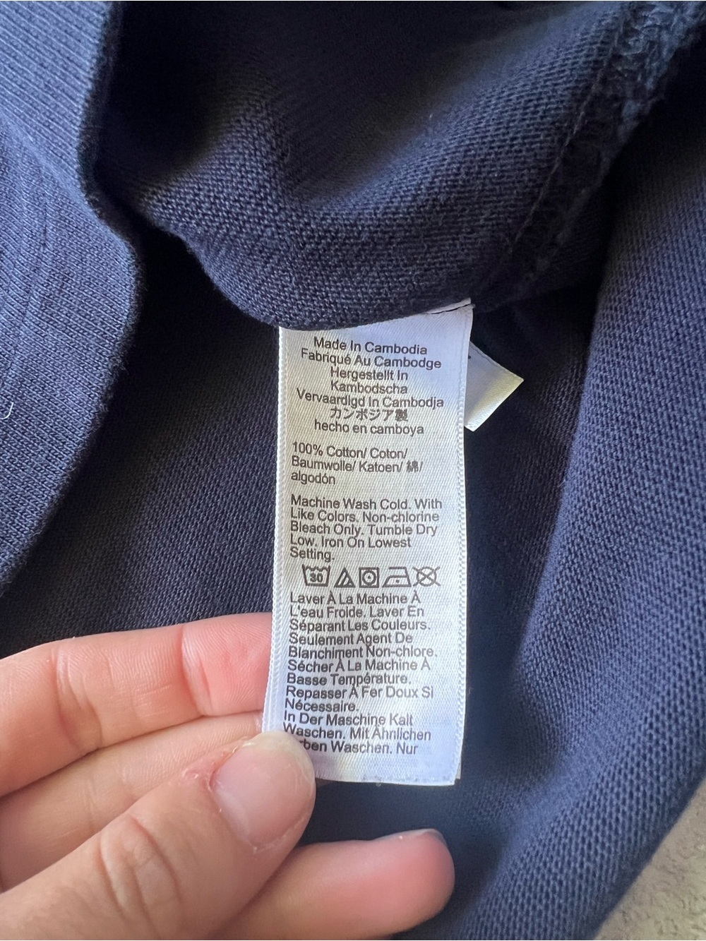 J Crew Men’s Navy Quarter Zip Pullover Elbow Patch Sweatshirt | Size S - Picture 6 of 9